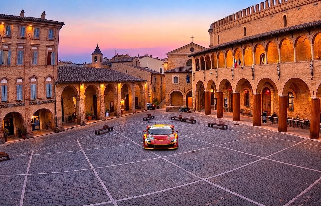 Offida, Passione Ferrari: enogastronomia e solidarietà per Telethon