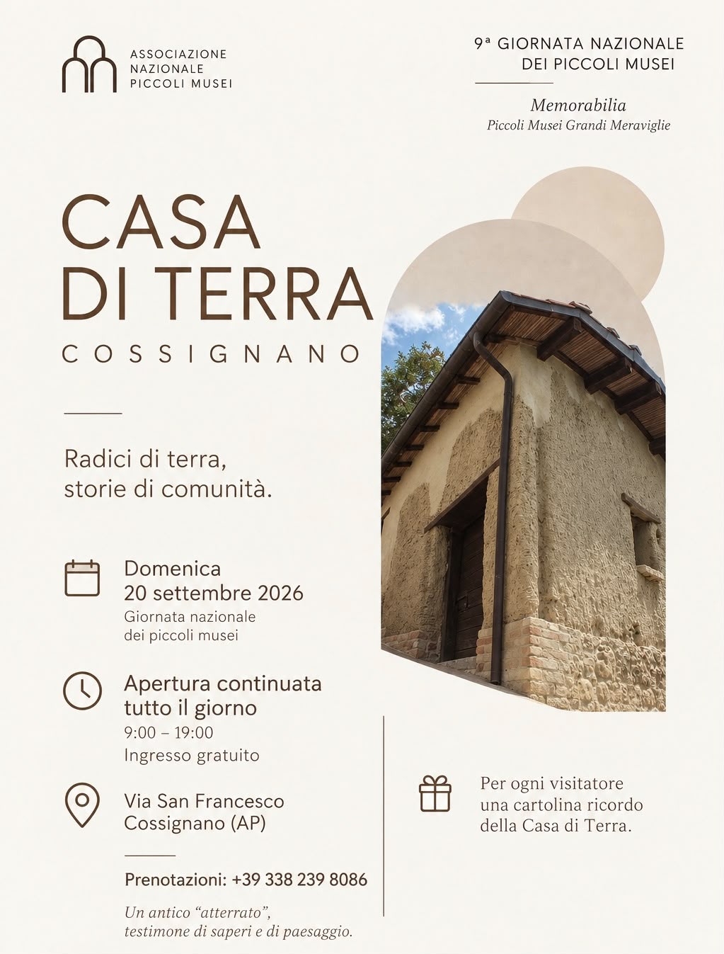 Cossignano, una giornata dedicata alle radici, alla memoria e al patrimonio della comunità