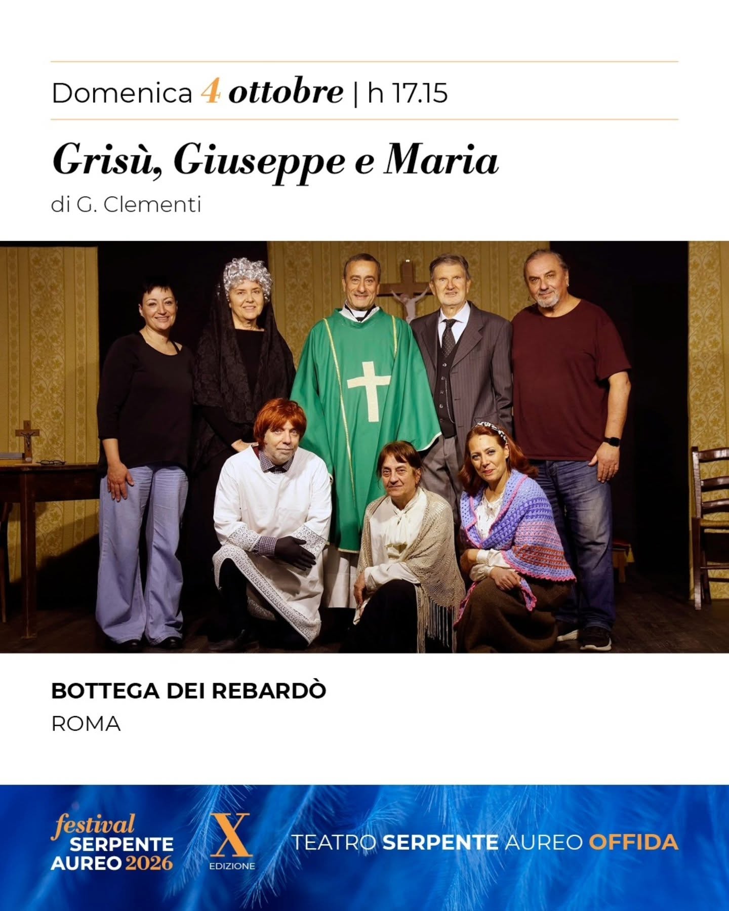 Offida, Serpente Aureo: domenica in scena “Grisù, Giuseppe e Maria”